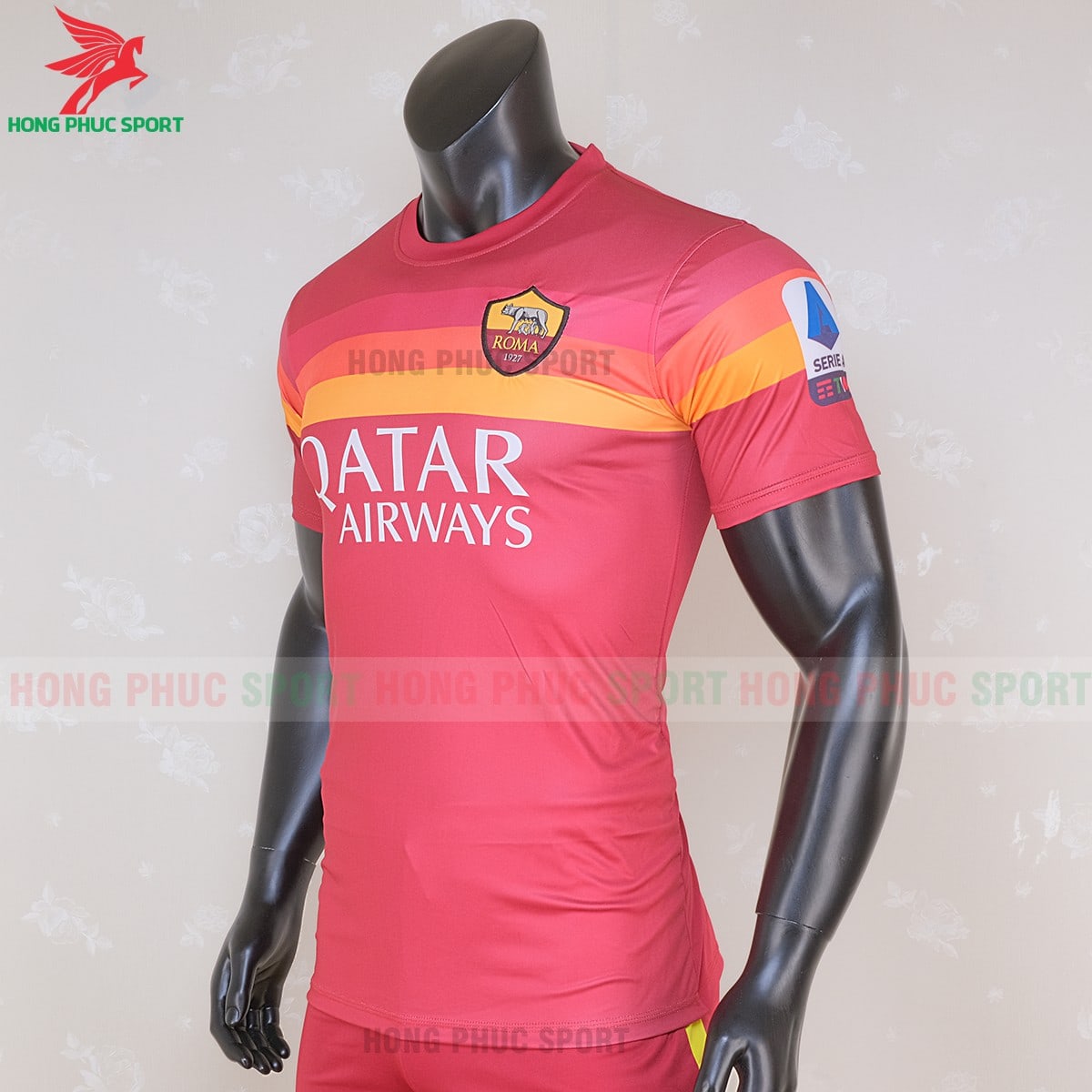 Áo bóng đá As Roma 2020 2021 sân nhà 3. Áo bóng đá As Roma 2020 2021 sân nhà 3.