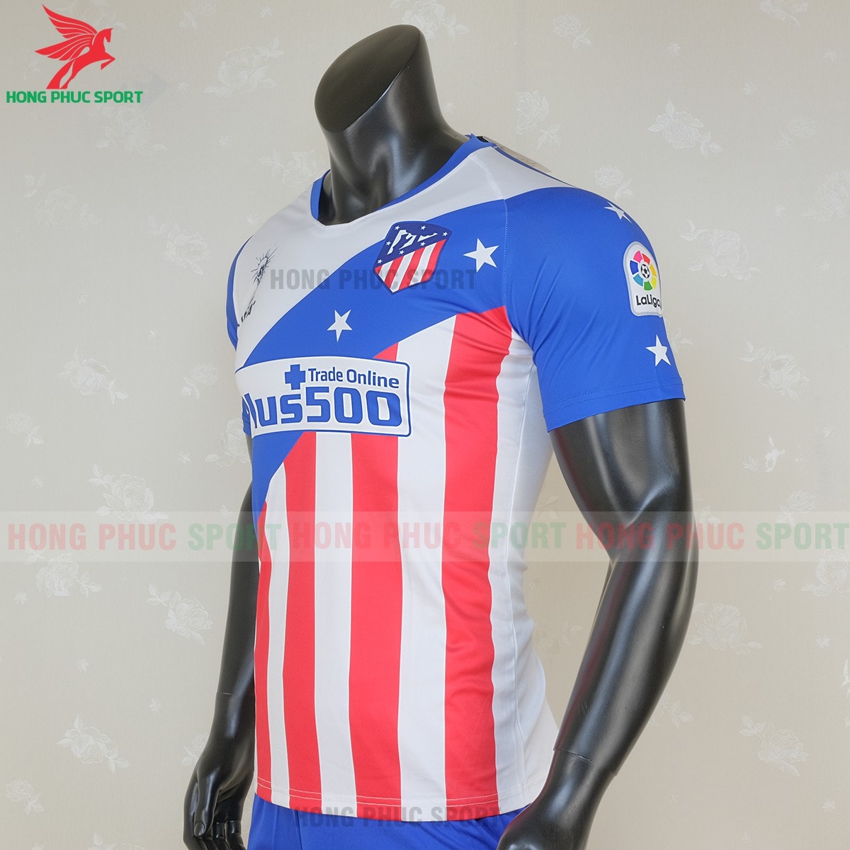 Áo bóng đá Atletico Madrid 2020 2021 phiên bản fan 3.