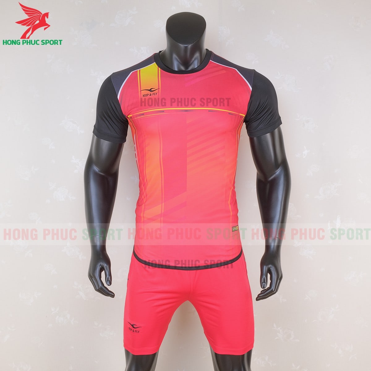Áo không logo Keep & Fly Warrior màu đỏ Áo không logo Keep & Fly Warrior màu đỏ