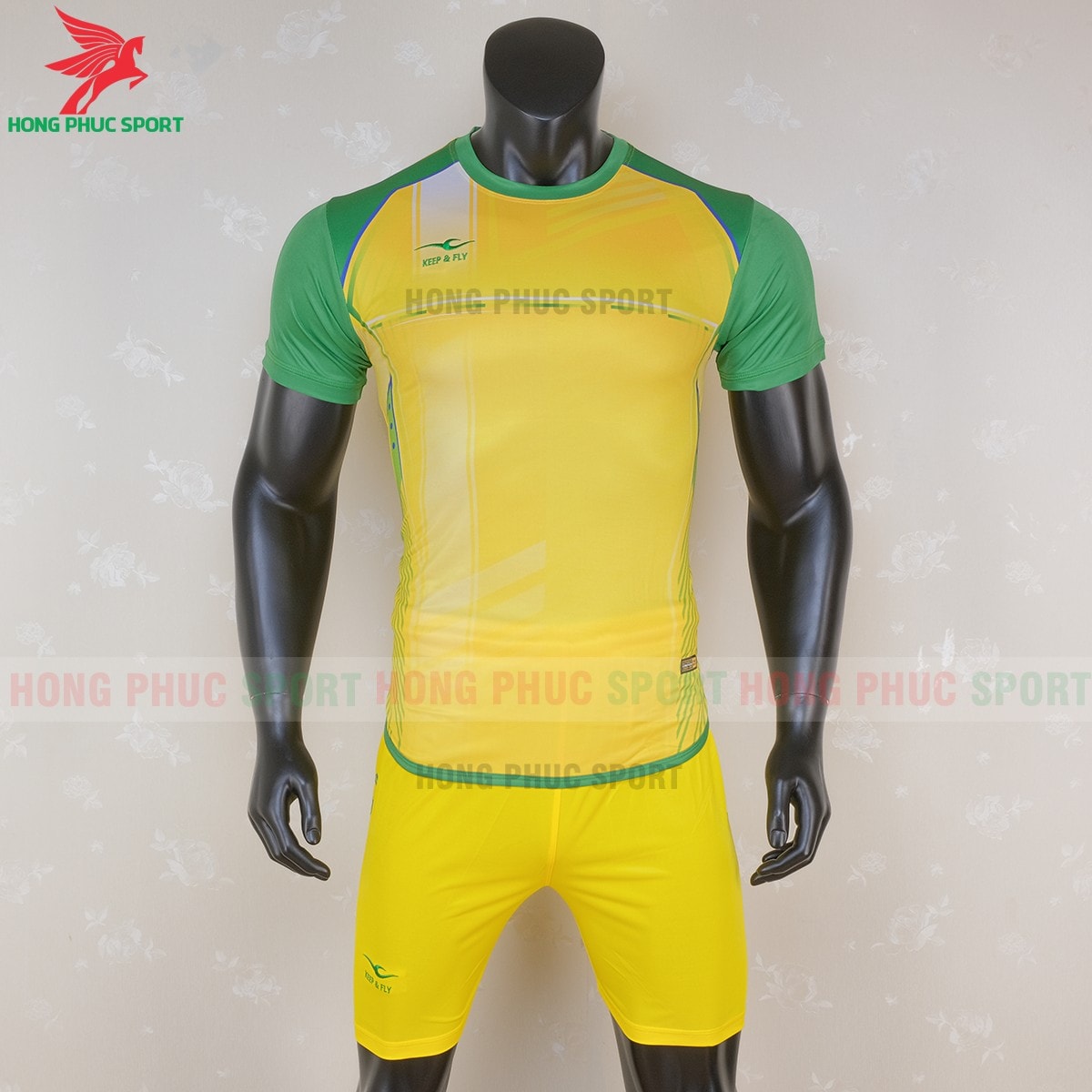 Áo không logo Keep & Fly Warrior màu vàng Áo không logo Keep & Fly Warrior màu vàng