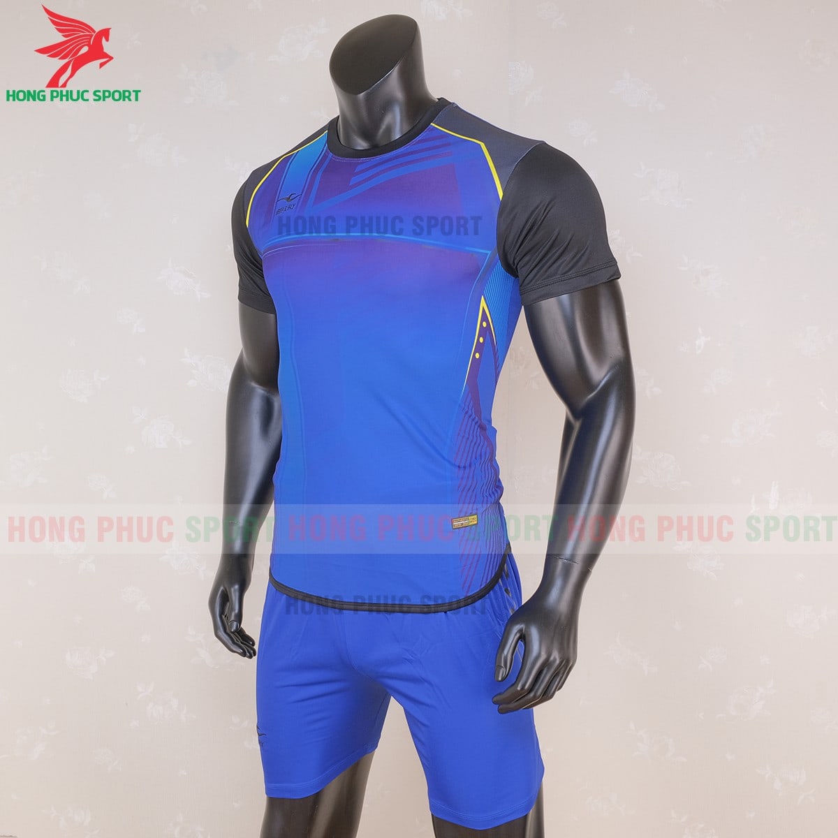 Áo không logo Keep & Fly Warrior màu xanh đậm (trái) Áo không logo Keep & Fly Warrior màu xanh đậm (trái)