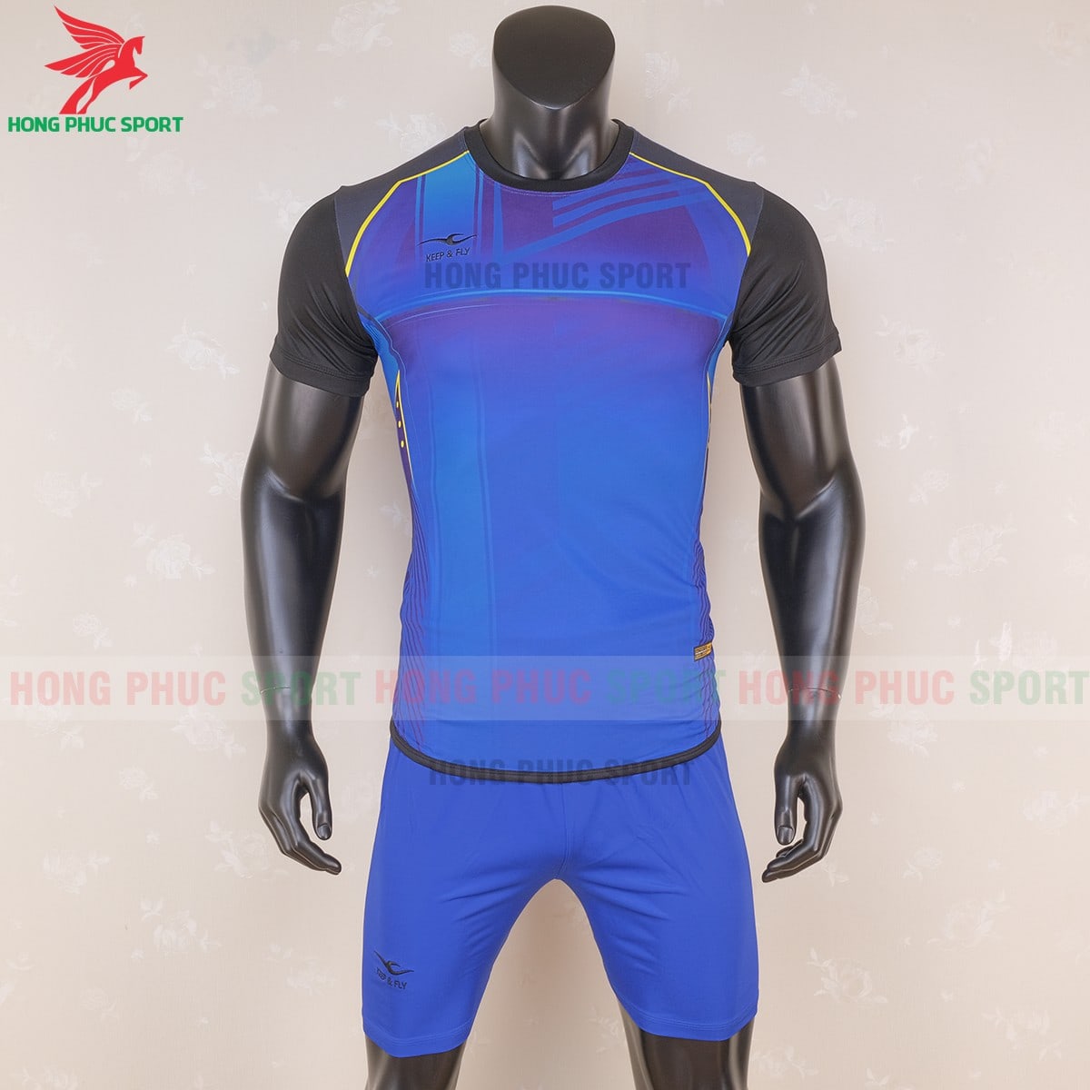 Áo không logo Keep & Fly Warrior màu xanh đậm Áo không logo Keep & Fly Warrior màu xanh đậm