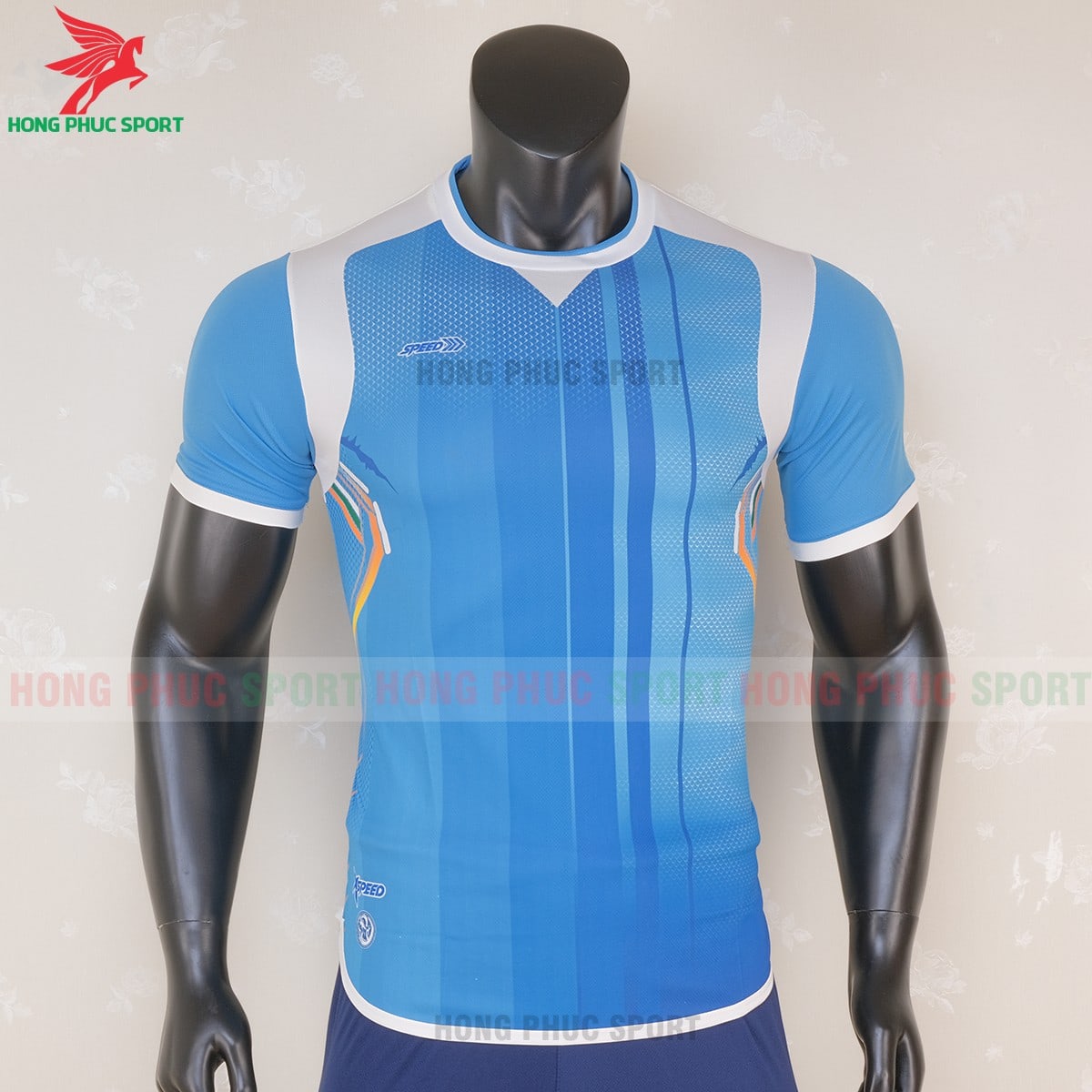 Áo bóng đá Speed xanh lam 5