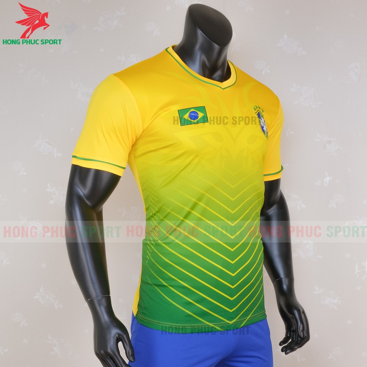 Áo tuyển Brazil 2020 phiên bản fan 2 Áo tuyển Brazil 2020 phiên bản fan 2