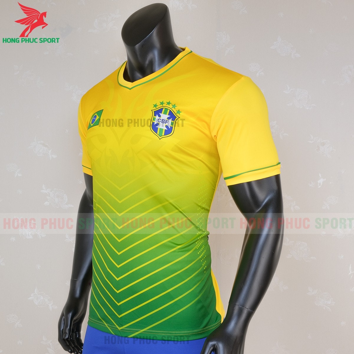 Áo tuyển Brazil 2020 phiên bản fan 3 Áo tuyển Brazil 2020 phiên bản fan 3