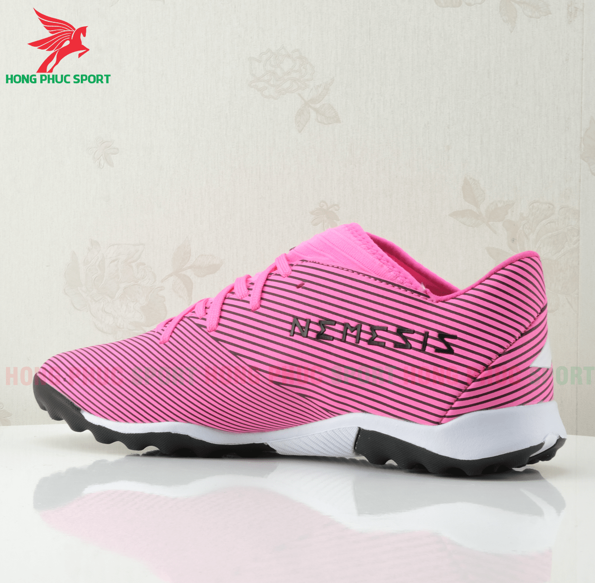 giày đá bóng nemeziz 19.3 đế TF màu hồng-4