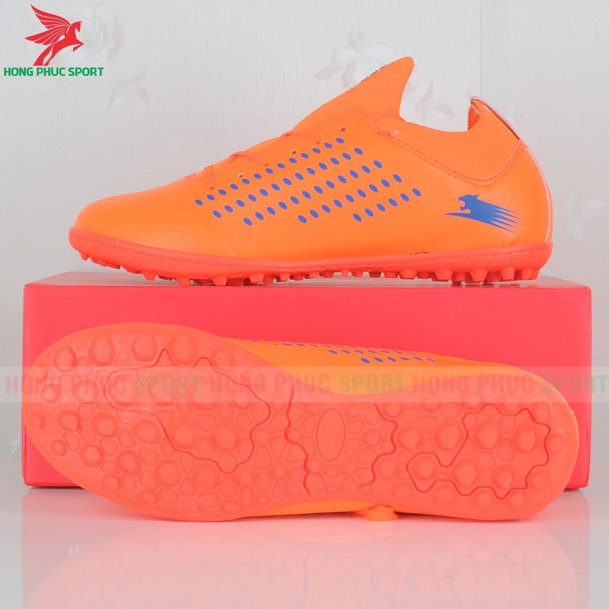 Giày đá bóng Zuka 03 màu cam Giày đá bóng Zuka 03 màu cam