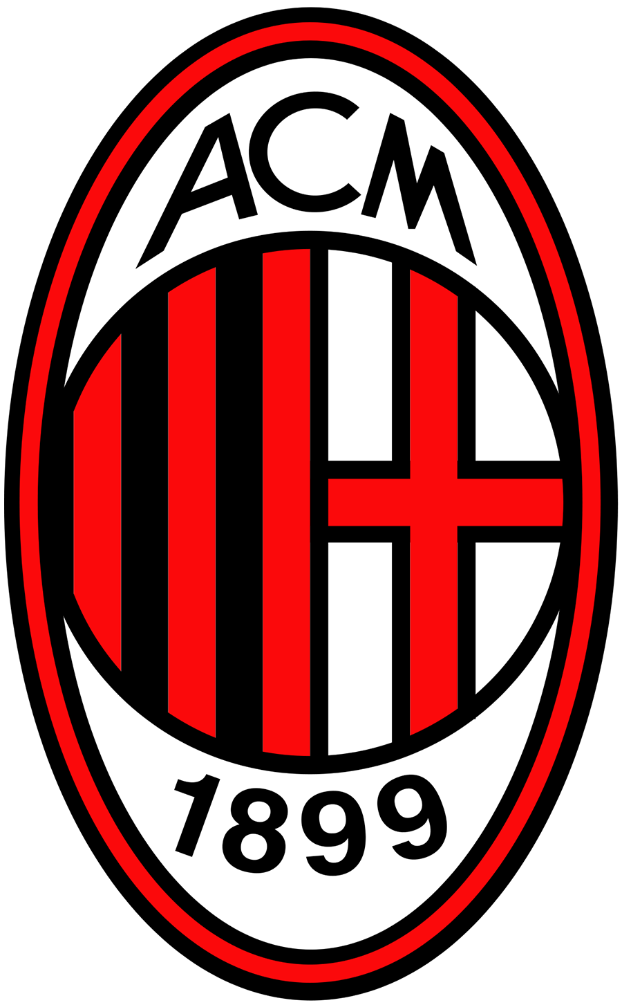 Logo AC Milan: \