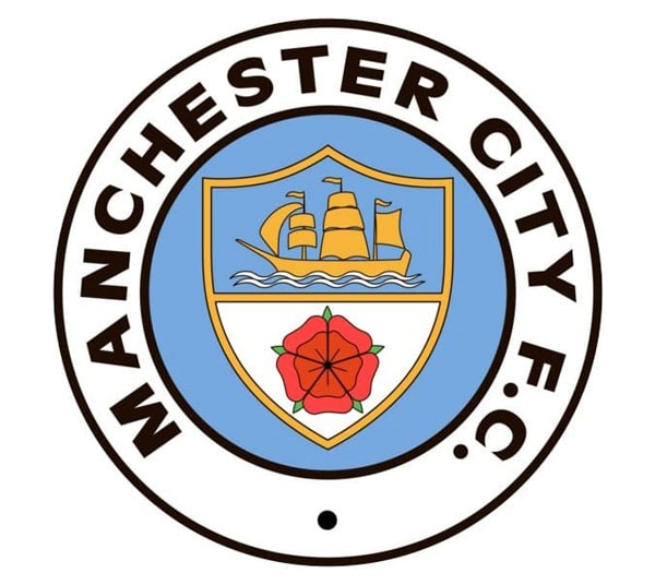 Ý nghĩa logo Manchester City - Quốc huy hoa hồng Lancashire