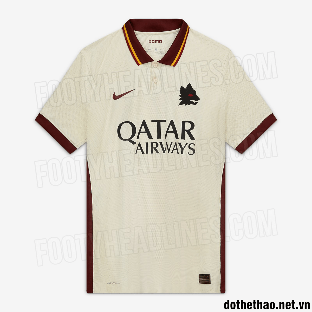 Áo bóng đá AS Roma 2020 2021 sân khách