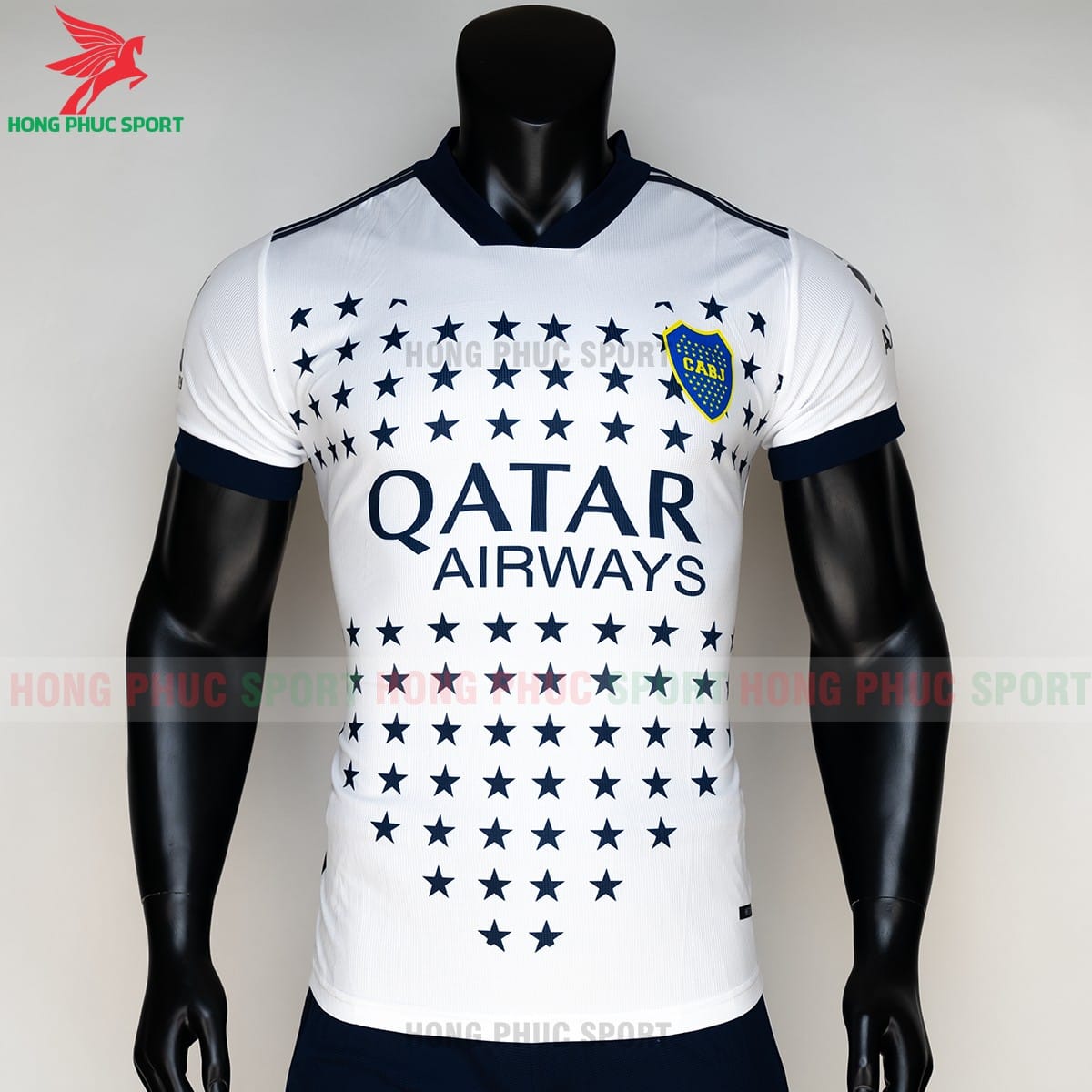 ao-bong-da-Boca-Juniors-fan-mau-trang