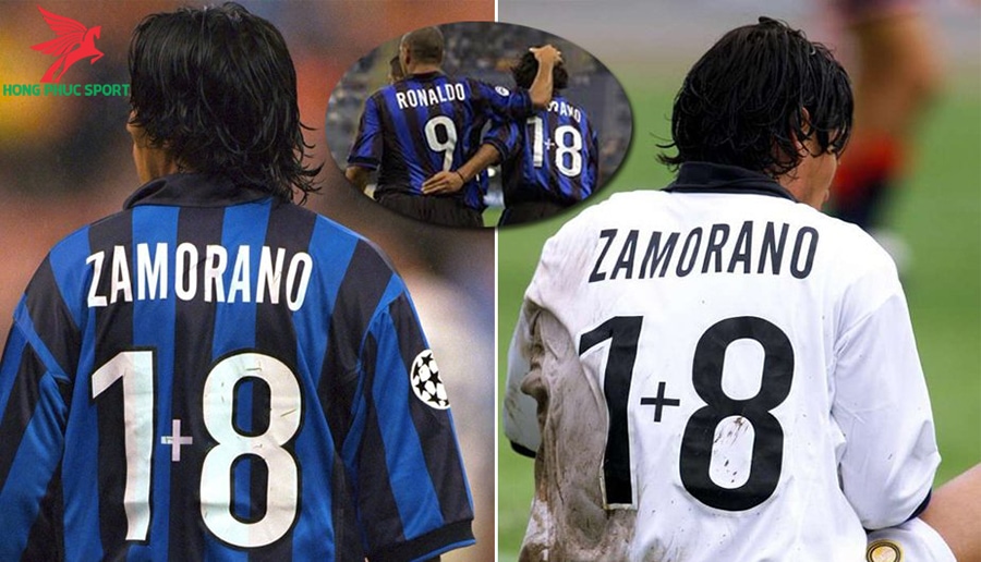 Số áo 1+8 của Iván Zamorano