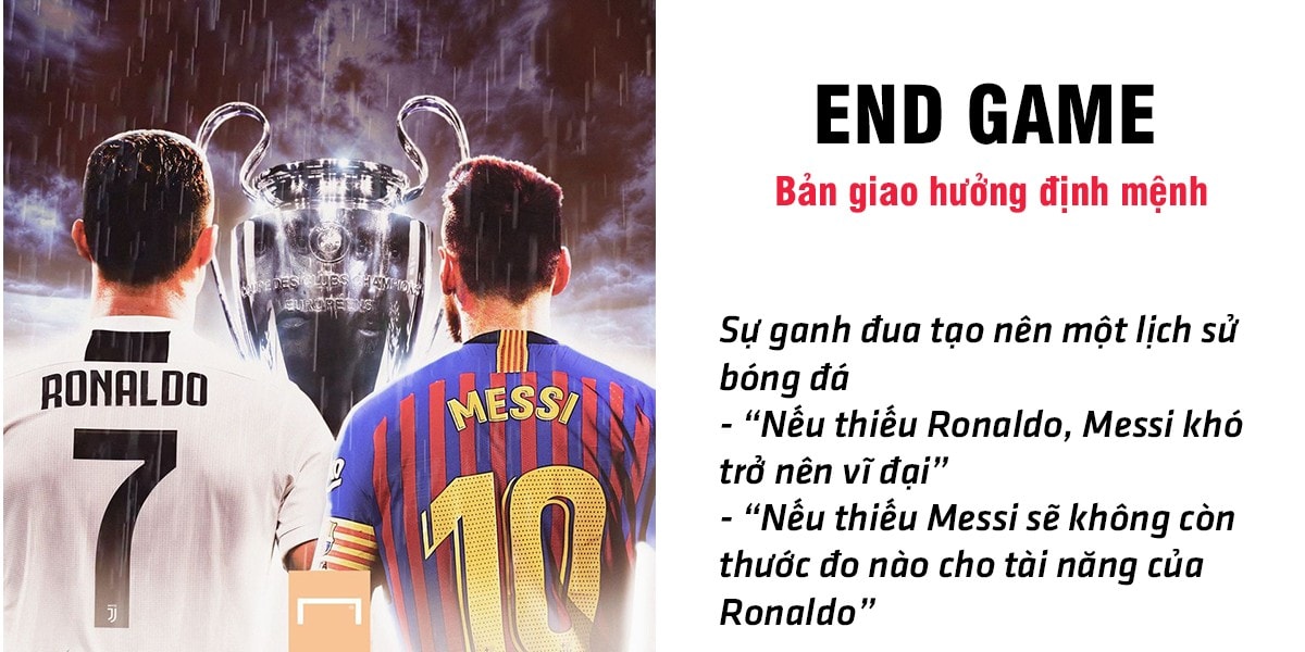 Messi và Ronaldo đoạn kết đẹp cho 2 huyền thoại