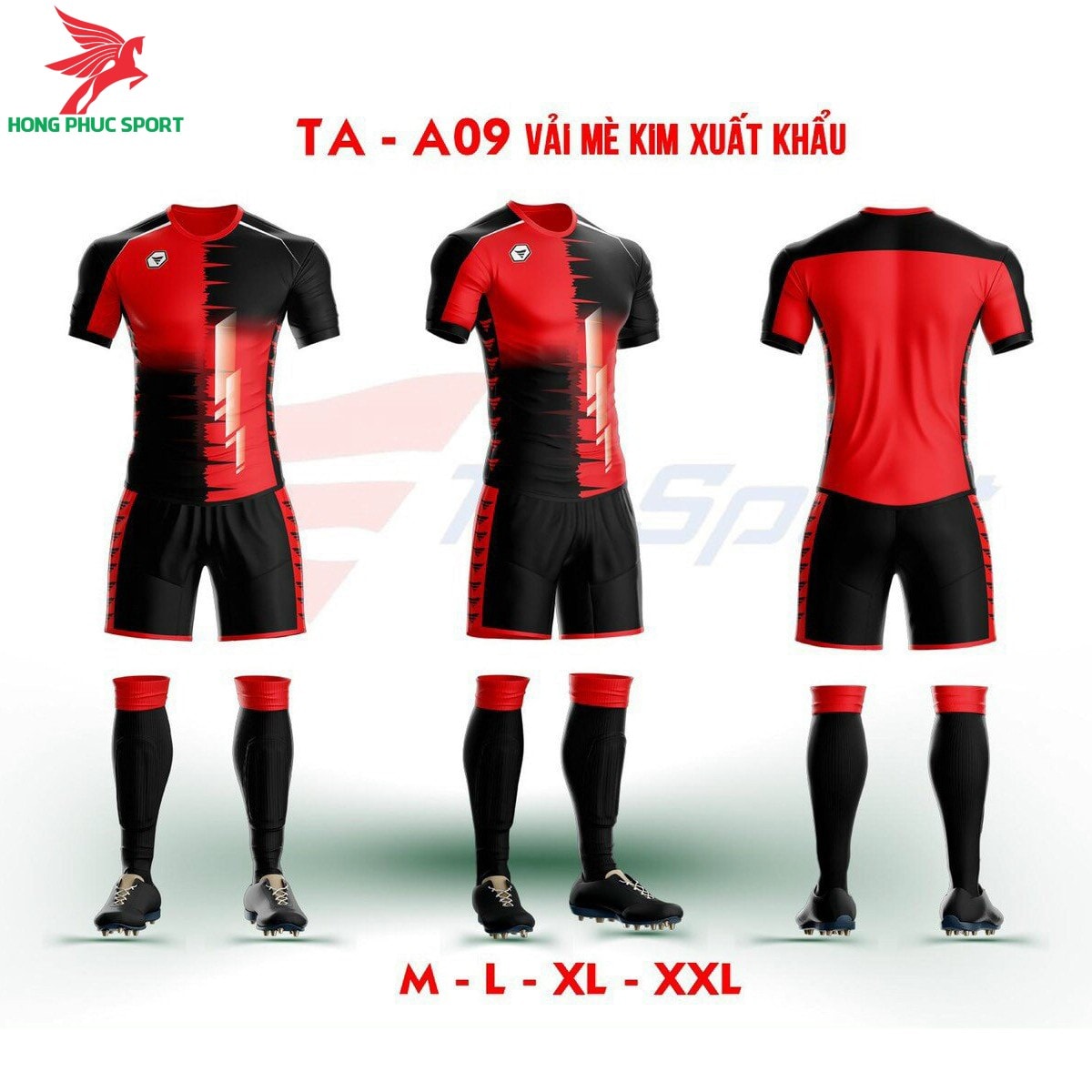 ao-khong-logo-Truong-An-TA-A09-mau-Den-Do-1