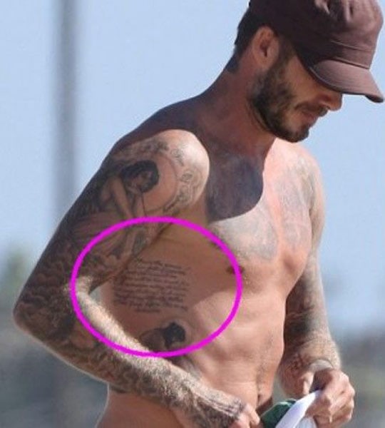Hình xăm trên người David Beckham và ý nghĩa của chúng