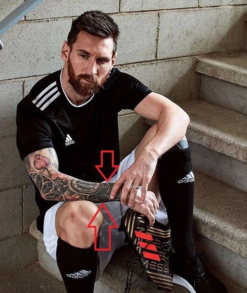 Giải mã ý nghĩa 18 hình xăm trên người của Messi