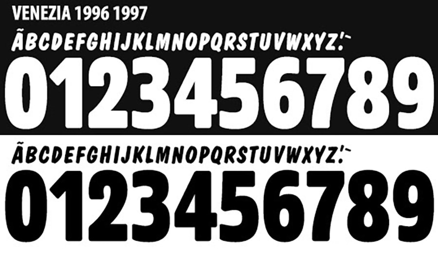 font-ao-Venezia-fc-1996-1997