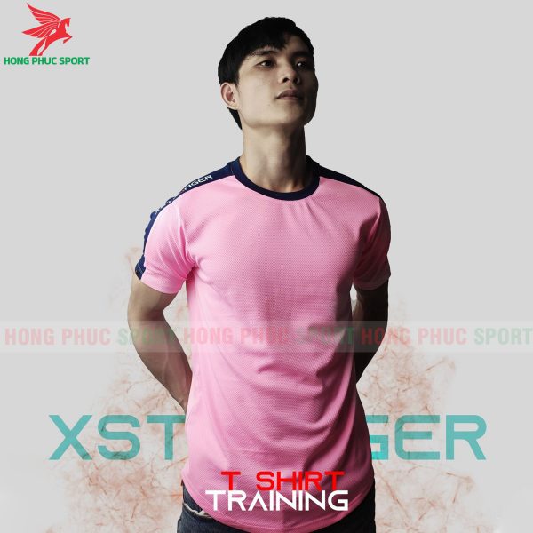 ao-bong-da-khong-logo-xstronger-training-mau-hong