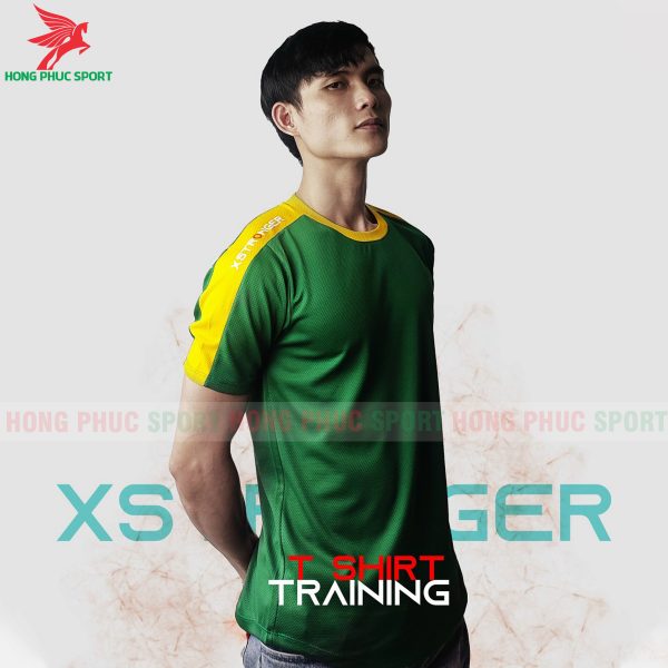 ao-bong-da-khong-logo-xstronger-training-xanh-la-cay