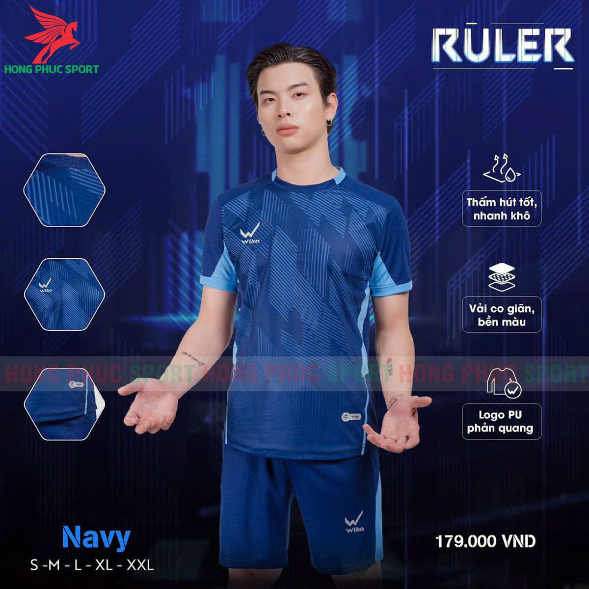 bo-quan-ao-bong-da-khong-logo-wika-ruler-xanh-navy