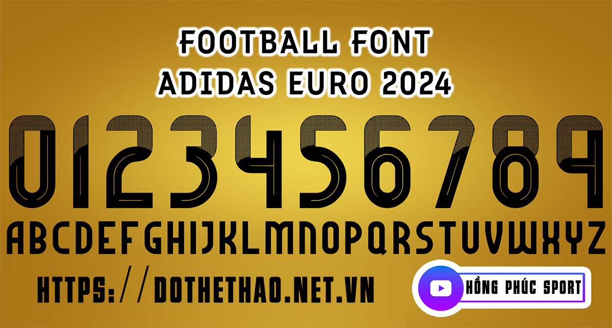 font số Adidas-Euro-2024-