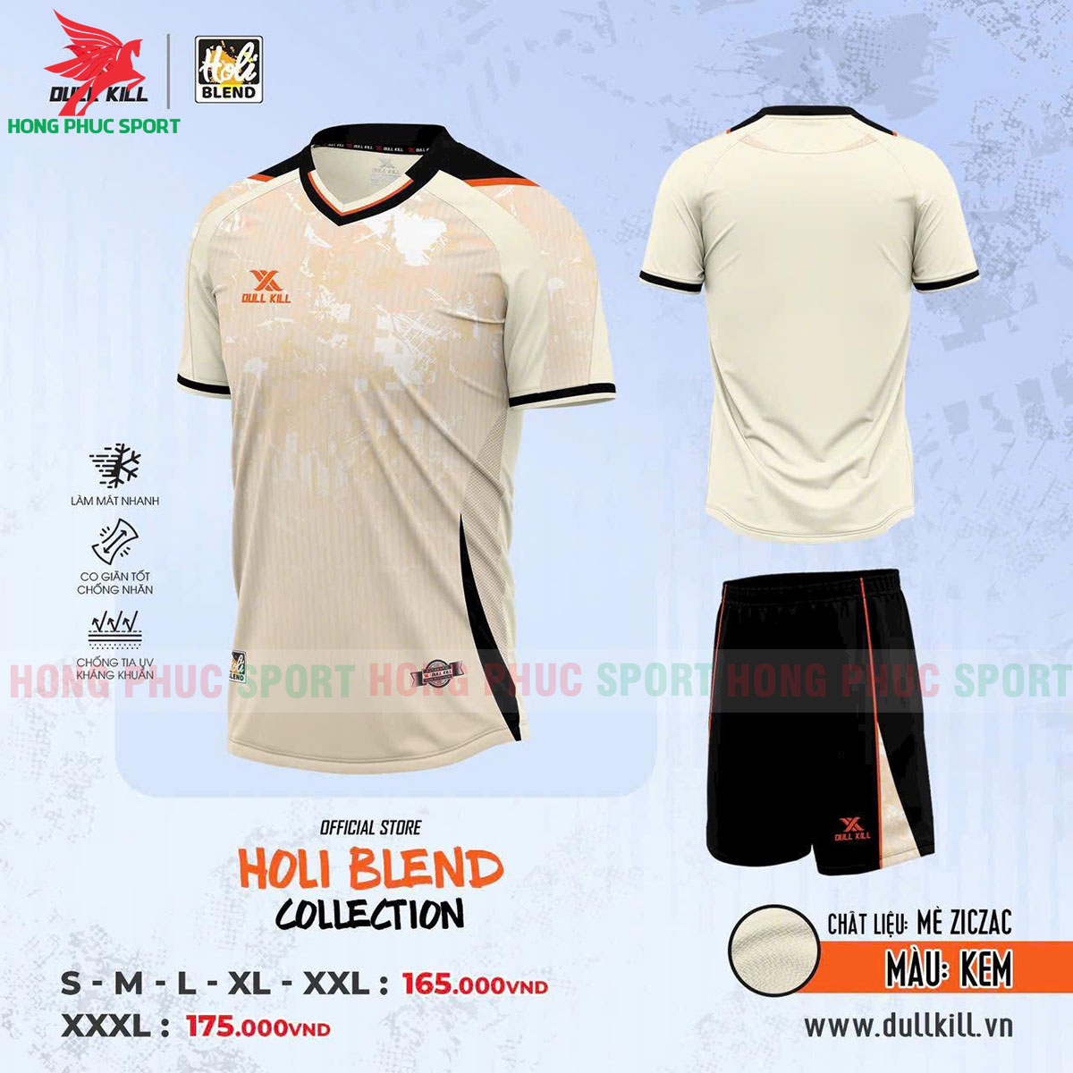 ao-da-banh-khong-logo-dullkill-holi-blend-kem