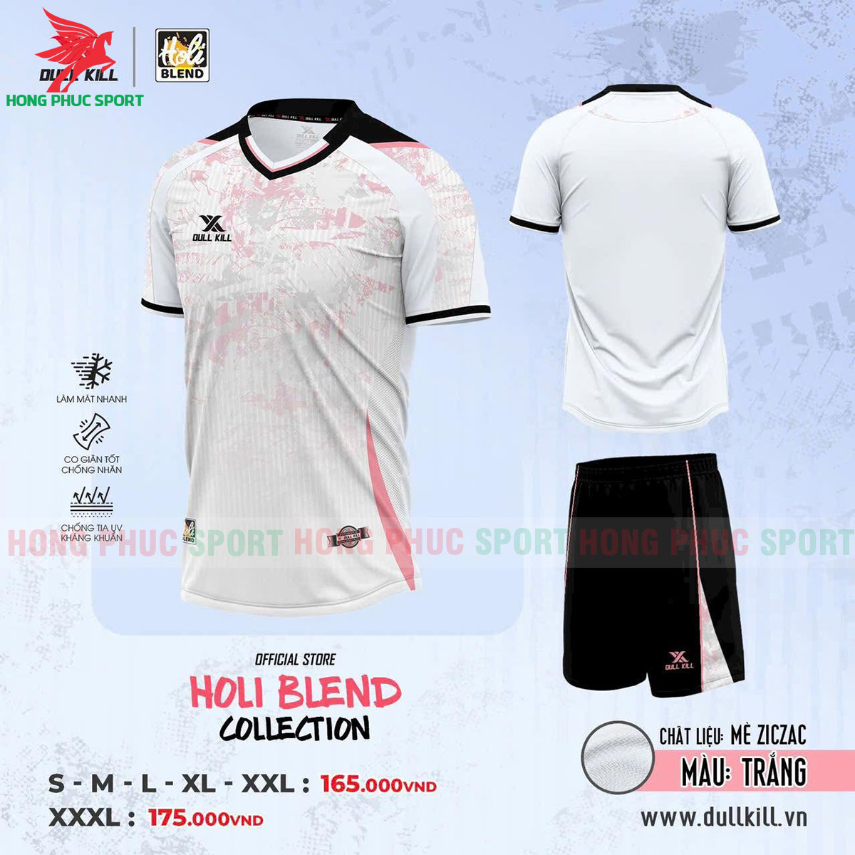 ao-da-banh-khong-logo-dullkill-holi-blend-trang