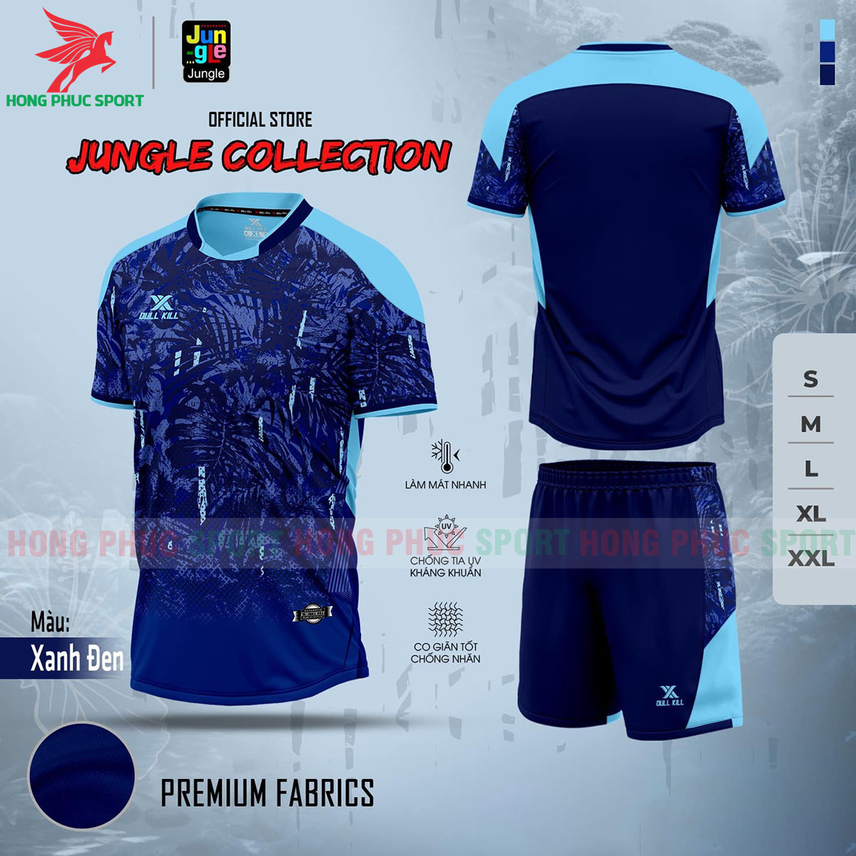 ao-da-banh-khong-logo-dullkill-jungle-xanh-duong